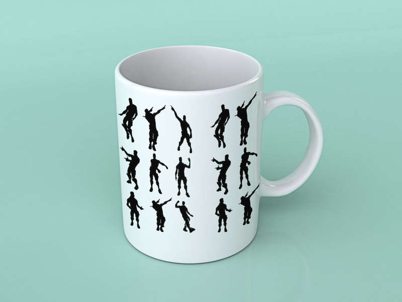 Fortnite dances Coffee mug