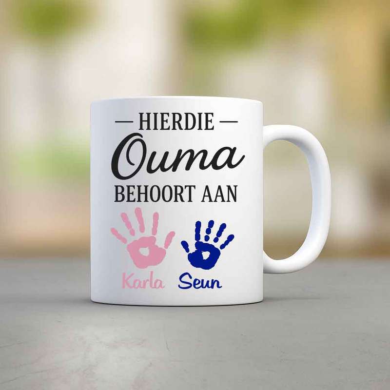 Hierdie ouma behoort aan Coffee mug