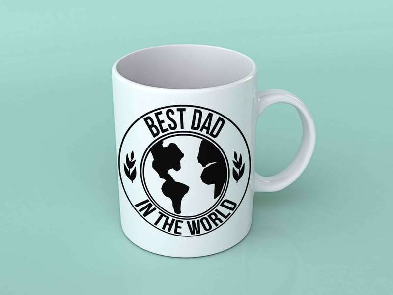 Best Dad in the World coffee mug