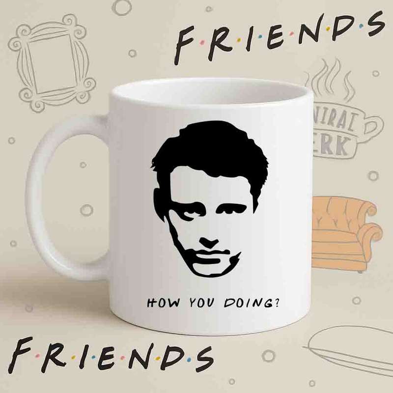 How You Doing? Silhouette Mug  Friends TV Quote