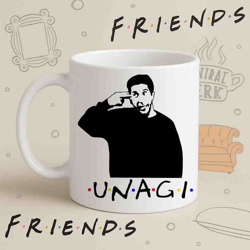 UNAGI Mug  Funny Ross Friends Quote