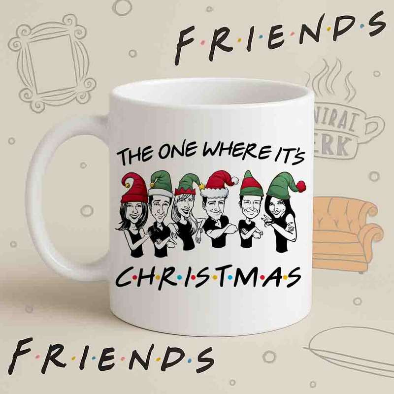 The One Where Its Christmas Mug  Friends Holiday Edition
