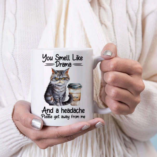 You smell like drama coffee mug