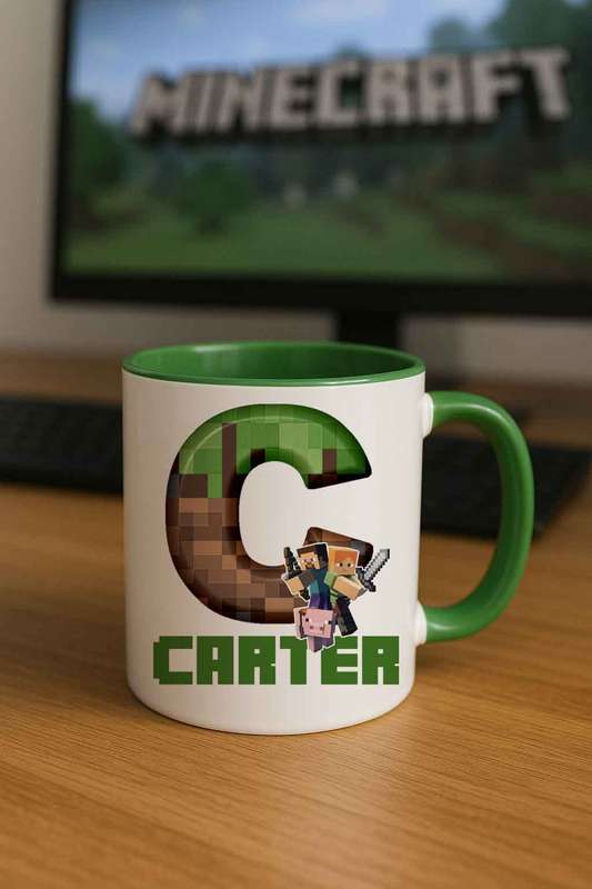 Custom Initial mug minecraft