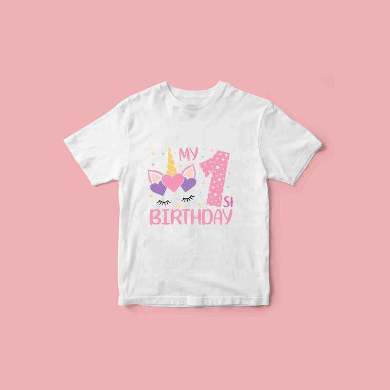 Unicorn birthday shirt