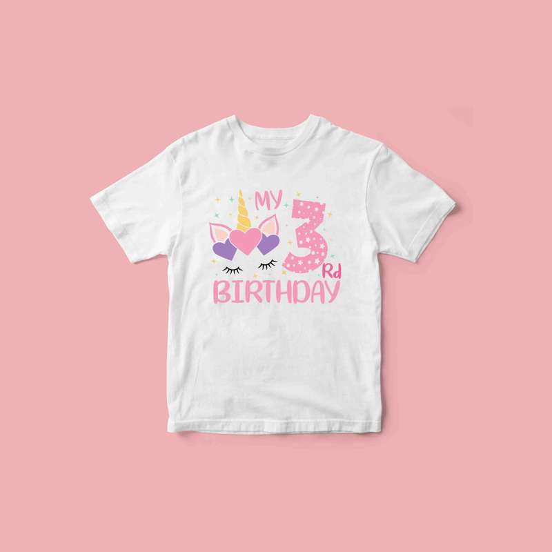 Unicorn birthday shirt