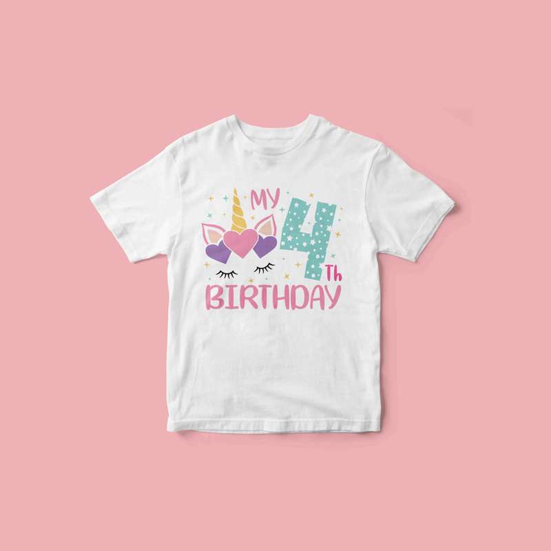 Unicorn birthday shirt