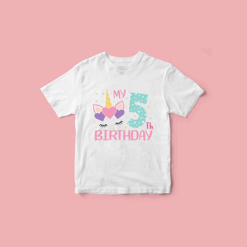 Unicorn birthday shirt