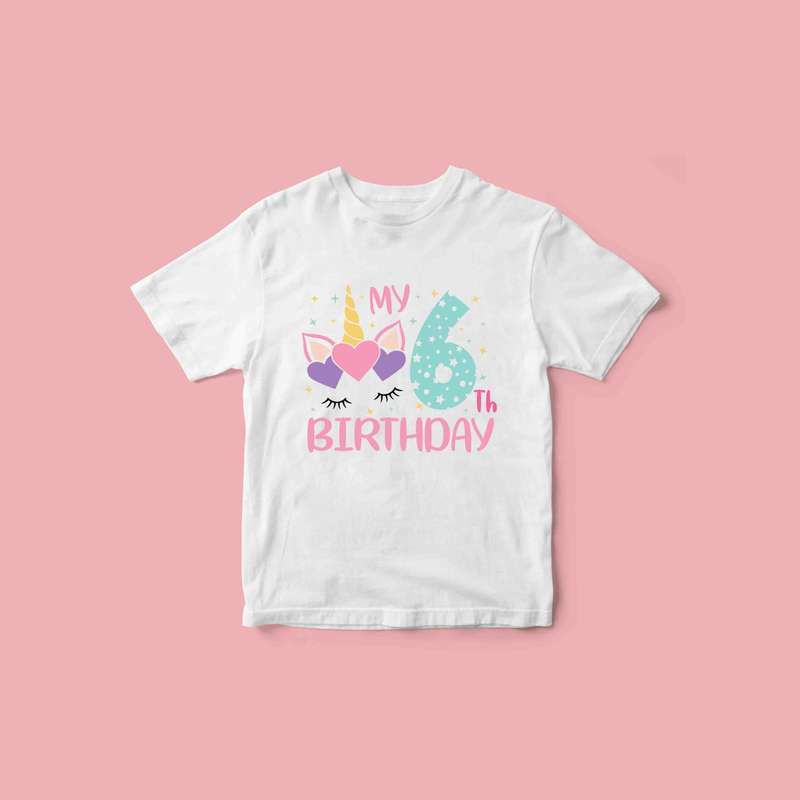 Unicorn birthday shirt