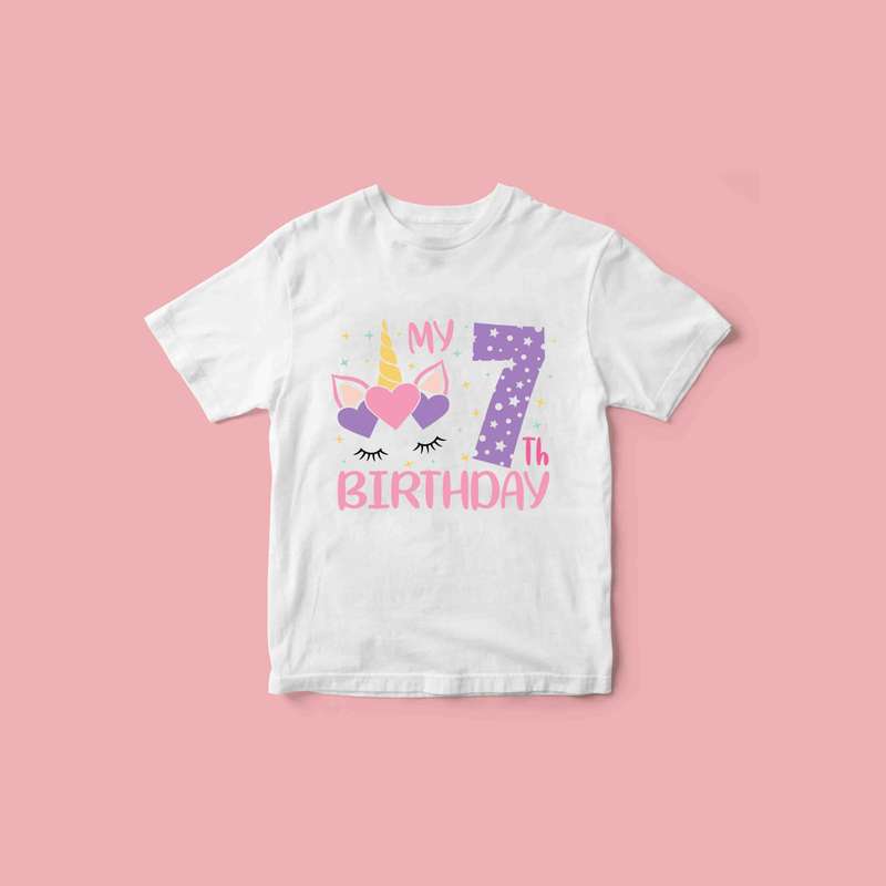 Unicorn birthday shirt