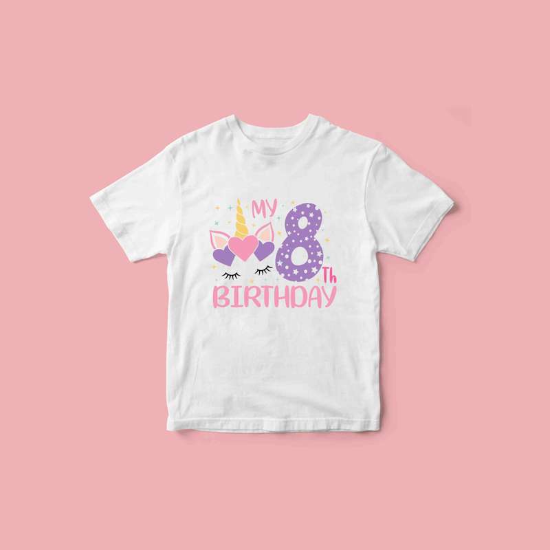 Unicorn birthday shirt
