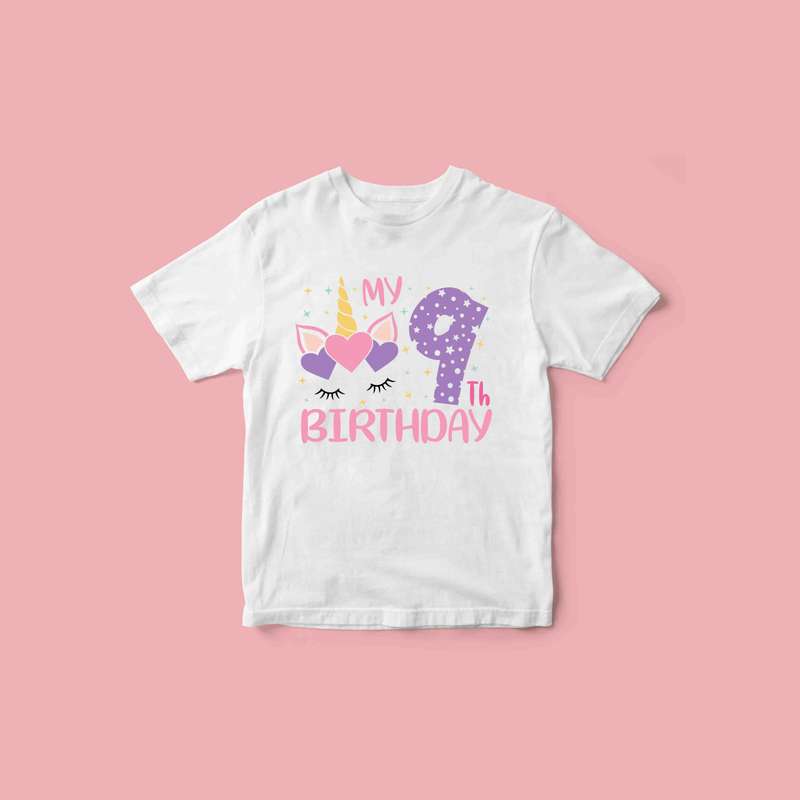 Unicorn birthday shirt
