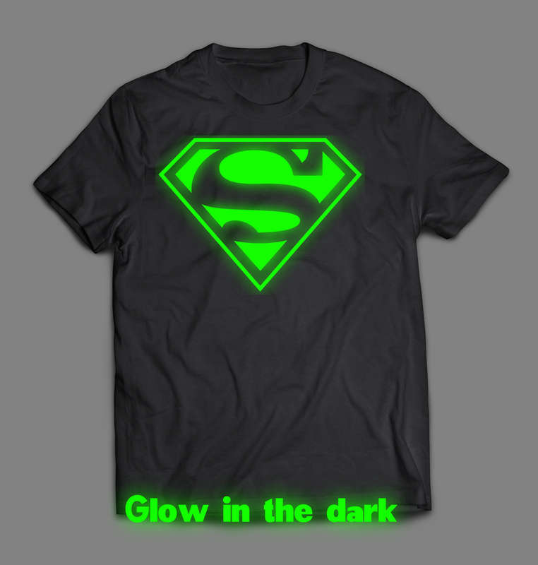 Superman glow in the dark T-shirt