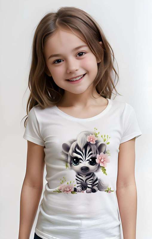 Baby Zebra unisex T-shirt Girl