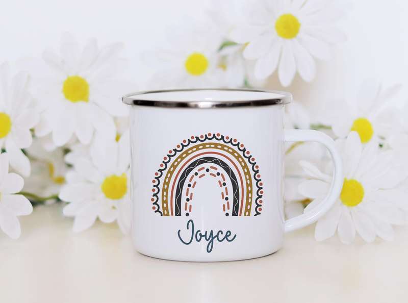 Boho personalised rainbow mug 7