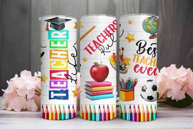 Teacher tumbler 8