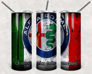 car skinny tumbler Alfa