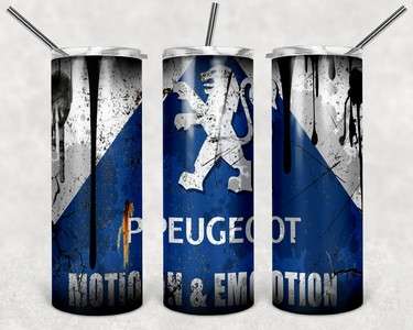 car skinny tumbler Peugeot