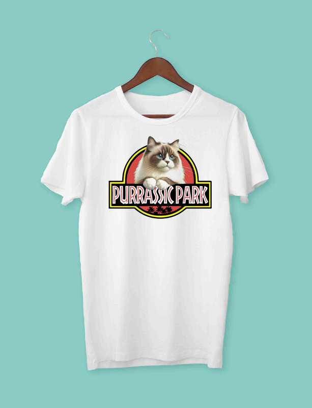 Purrassic park ragdoll cat shirt