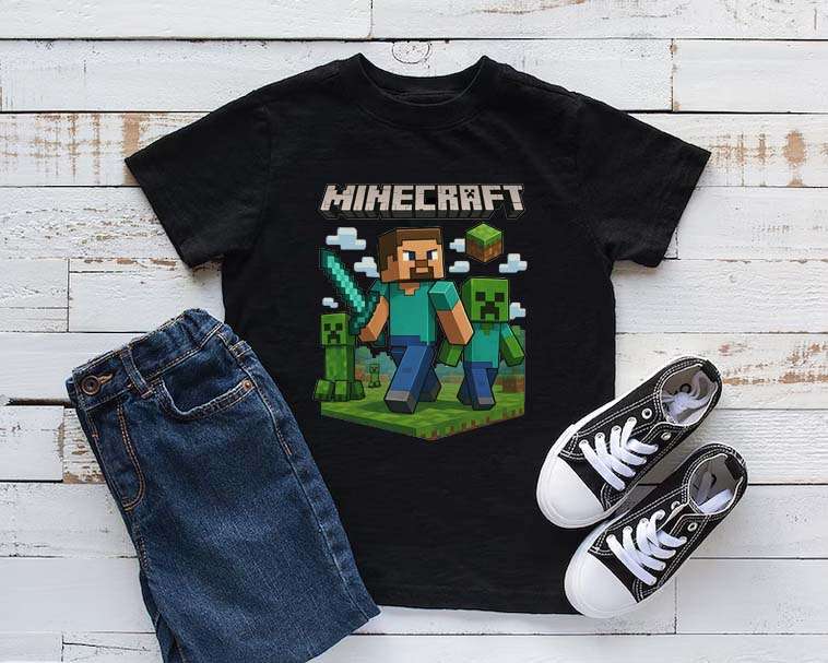 Minecraft A Kids shirt