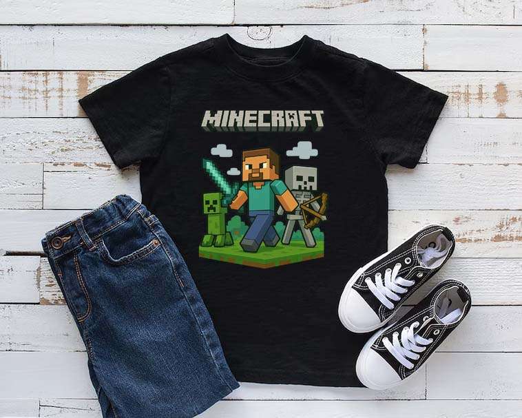 Minecraft B Kids shirt