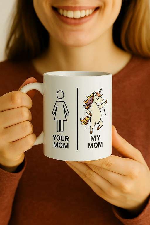 Your Mom my mom Unicorn mug