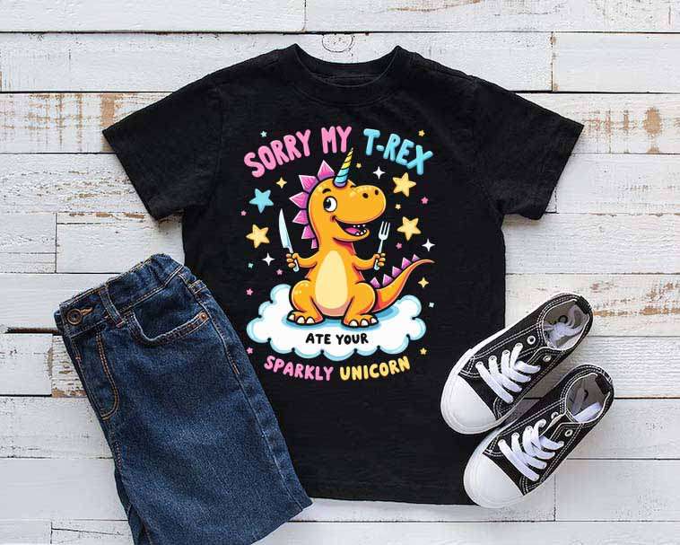 T-Rex Ate Your Unicorn T-shirt