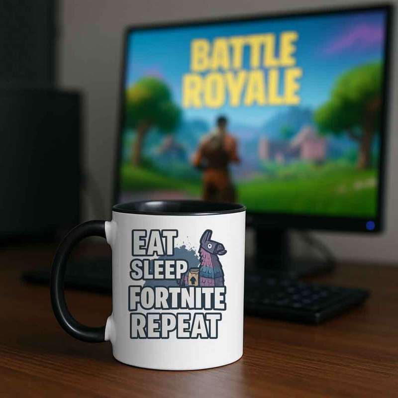 Eat Sleep Fortnite Repeat  Loot Llama Edition