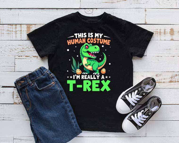 T-Rex in Disguise Kids T-shirt