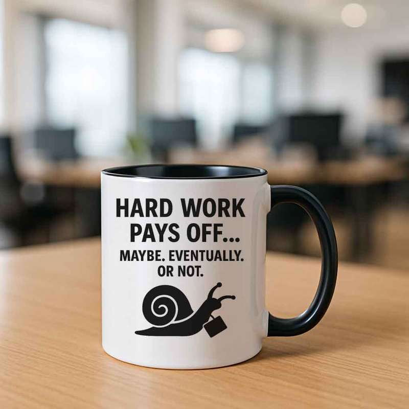 Hard Work Pays Off Or Not mug