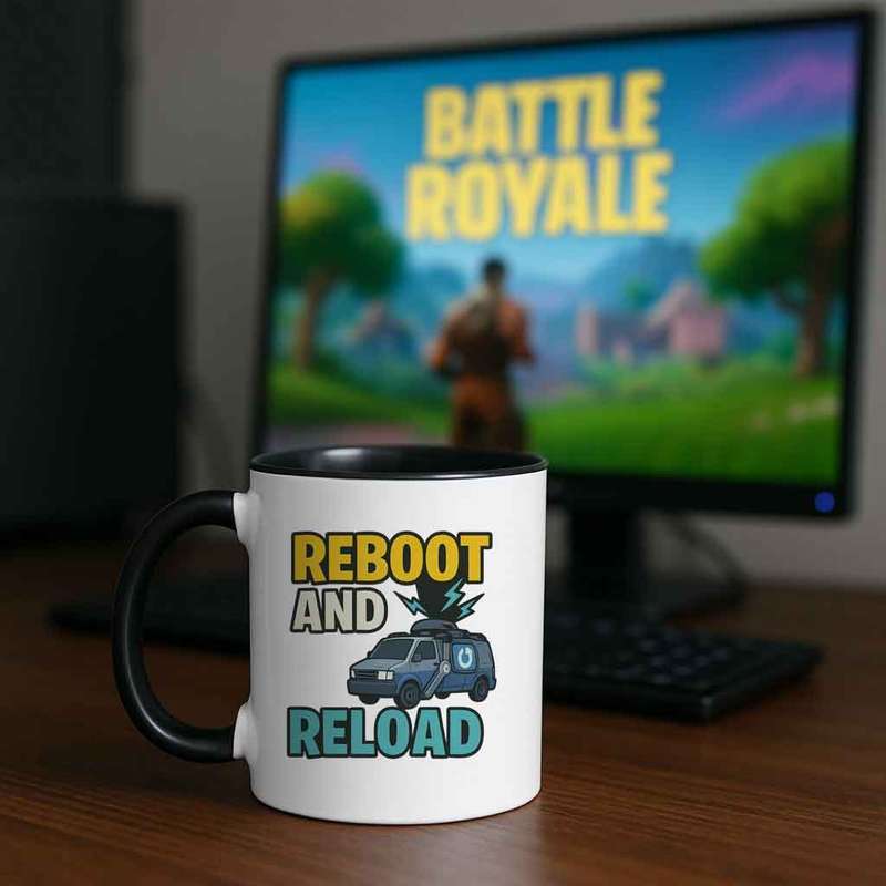 Reboot and Reload Gamer Mug