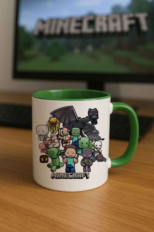 Minecraft Chibi Characters Mug