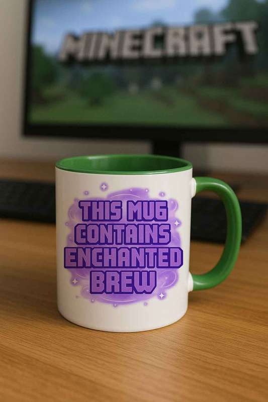 This Mug Contains Enchanted Brew  Gamer Mug