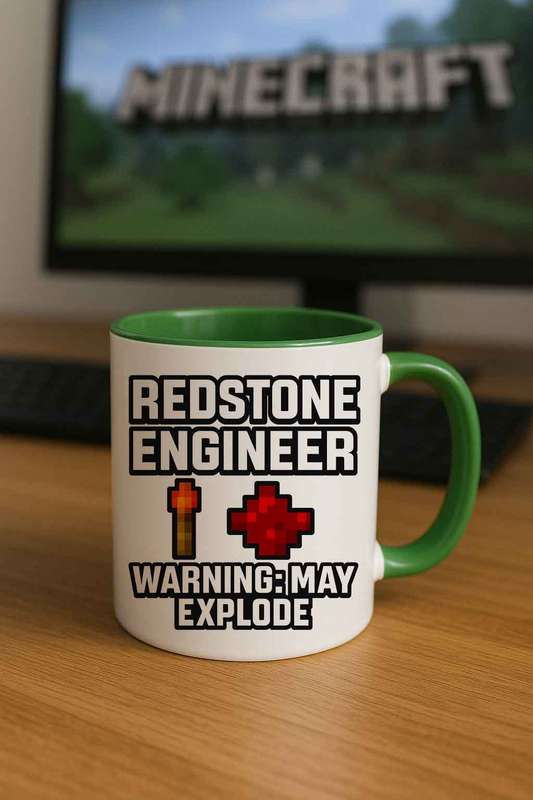 Minecraft mug -Redstone Engineer