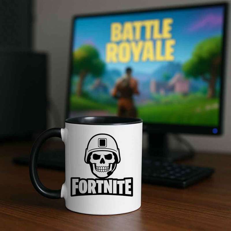 Skull Squad Mug  Fortnite-Inspired Gamer Cup