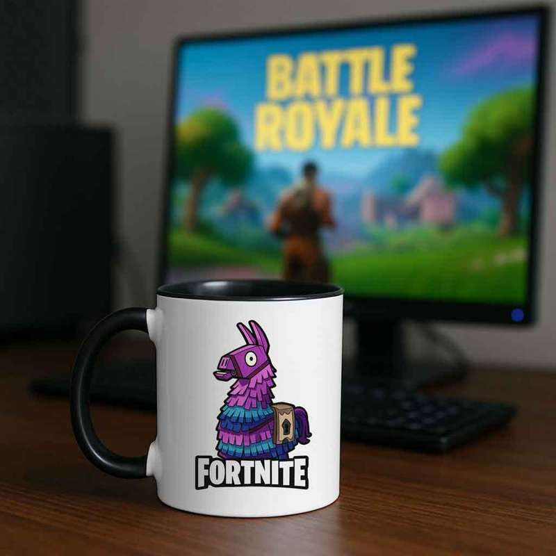 Llama Loot Mug  Fortnite-Inspired Gamer Mug