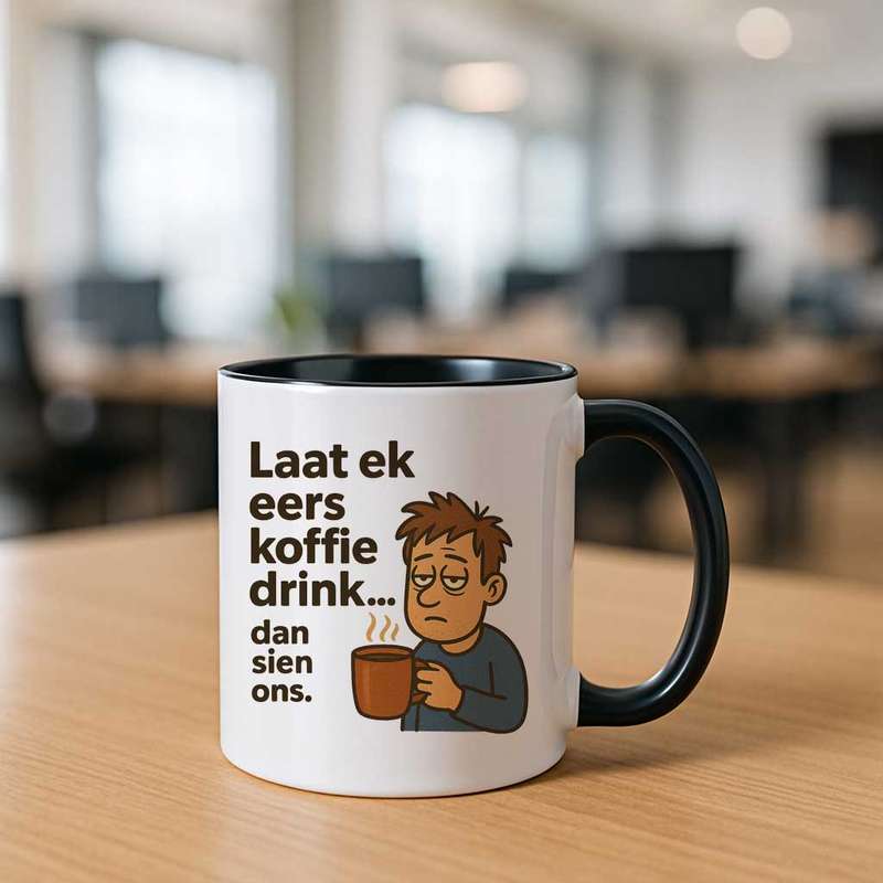 Laat ek eers koffie drink dan sien ons