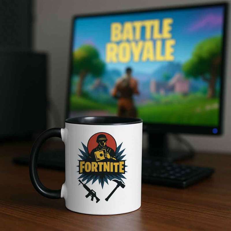 Squad Soldier Mug  Fortnite Style Gamer Mug