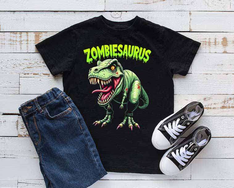 Zombiesaurus Kids Dinosaur T-shirt