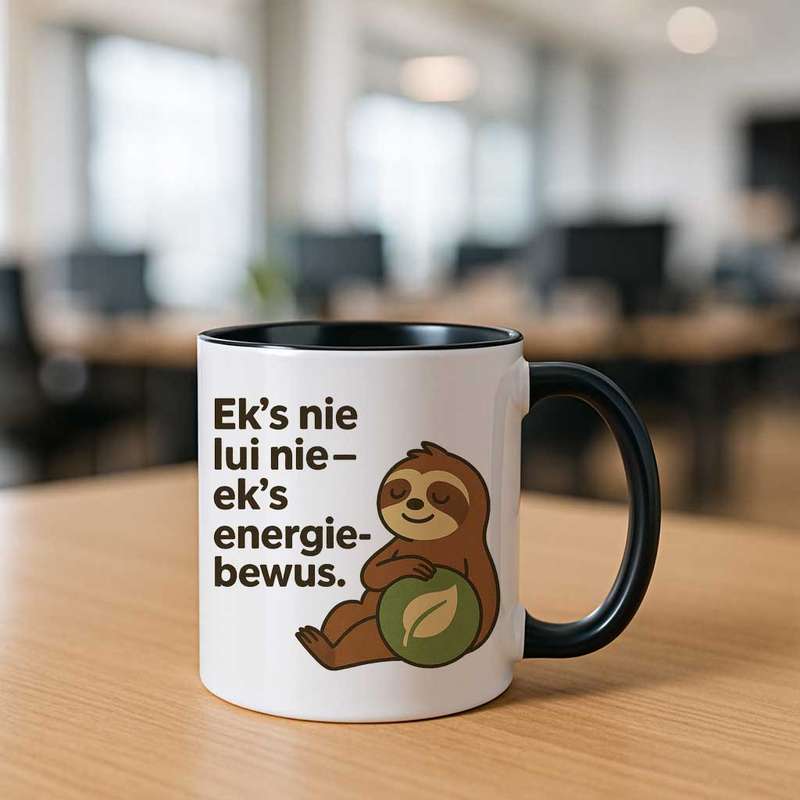 Ek is nie lui nie  ek is energiebewus