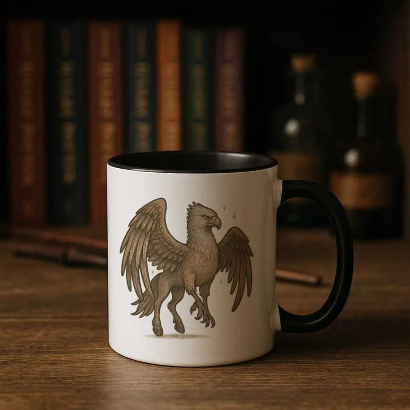Harry Potter Hippogriff Mug  Vintage Magical Beast Design