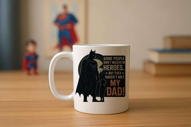 Super Dad Batman Mug