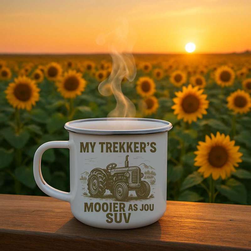 Afrikaans Mug My Trekkers Mooier As Jou SUV