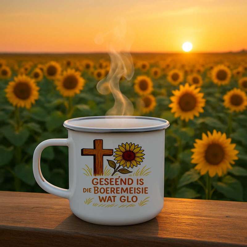 Afrikaans Mug  Geseënd is die Boeremeisie