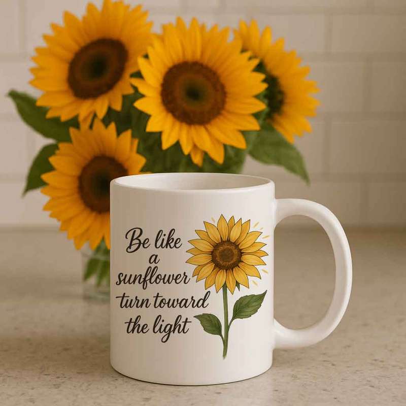 Be Like a Sunflower Mug