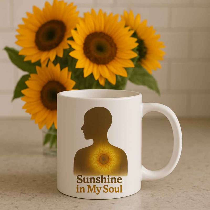Sunflower Mug-Sunshine in My Soul