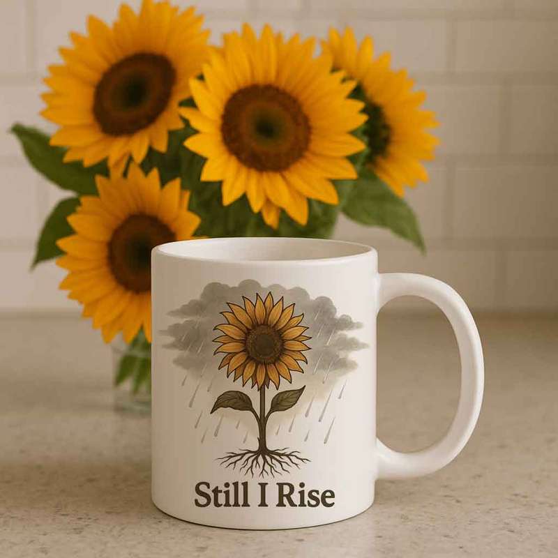 Sunflower Mug Still I Rise