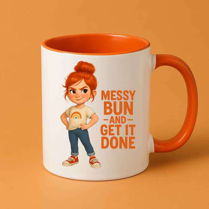 Little Boss  Messy Bun & Get It Done Mug