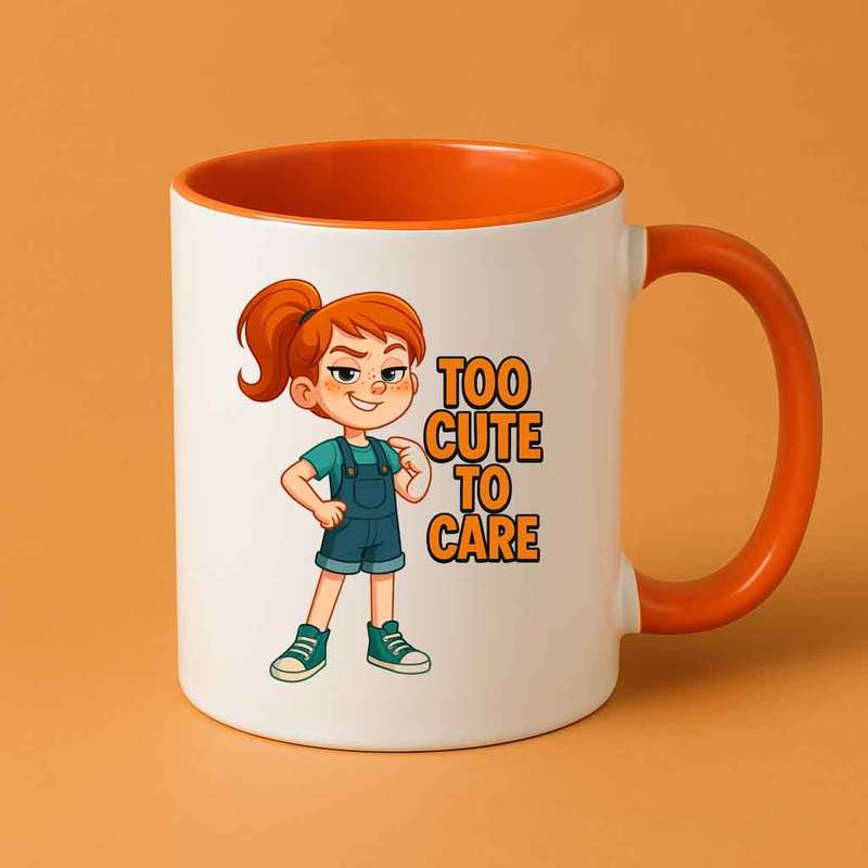 Little boss Too Cute to Care Mug