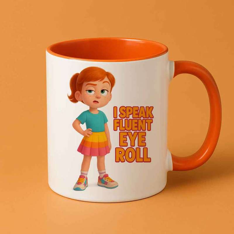 Little boss-I Speak Fluent Eye Roll Mug